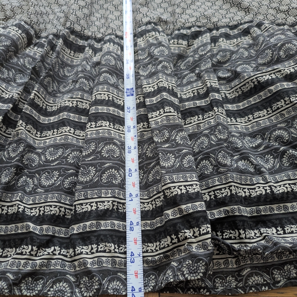 Anna Sui x UNIQLO Black & Off-White Print Midi Dress - Medium - Pre-owned - Picture 4 of 6